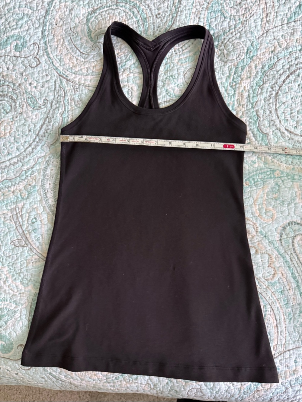 lululemon athletica Black Racerback Performance Tank